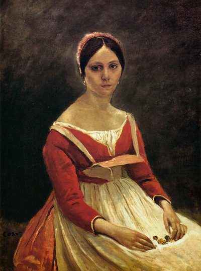 Madame Legois by Jean Baptiste Camille Corot